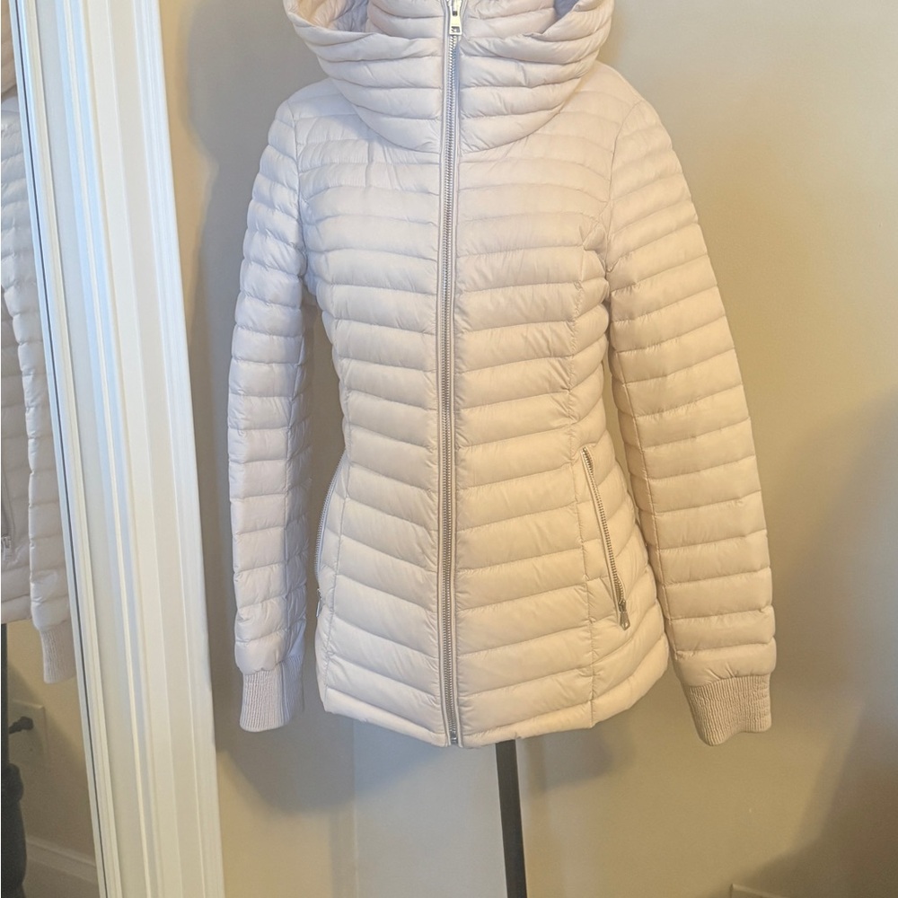 Soia & Kyo Light Beige Puffer Jacket